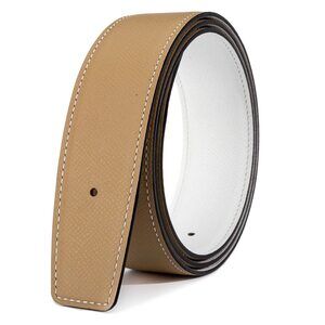 5596 Replacement Belt Cowhide Genuine Leather Reversible Strap